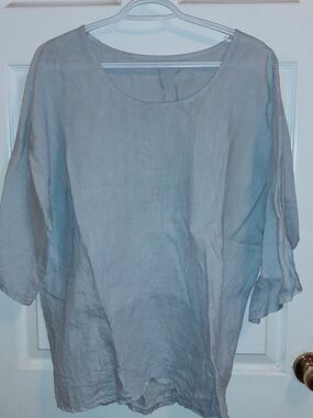 Made In Italy Linen Top